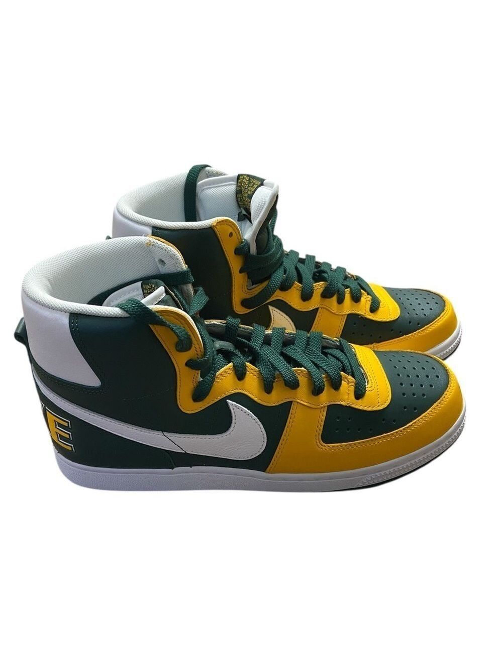 Nike Terminator Seattle 79 high tops sneakers dunks men green yellow Sz 10 NWT
